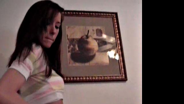 BrookeSkye with small tits fingers pussy