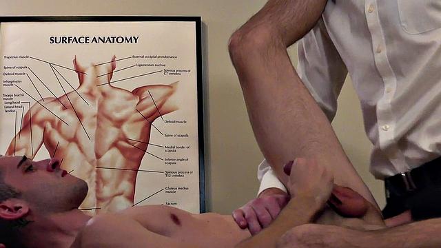 Skinny twink bareback drilled by doctor in clinic
