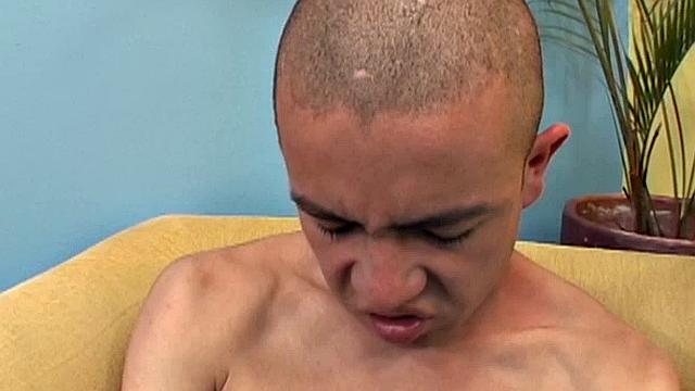 The yellow sofa has seen better days and these two rough Latinos don't seem to mind, as they are about to give it, and each other, a serious workout. Leandro and Mauricio pull each other's clothes off, in the pursuit of Latin meat.