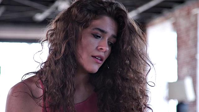 Cute sinful babe fucked on massage table