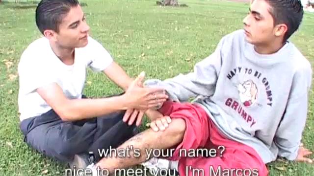 Xavier hooks up with Marcos at the park and makes it clear he wants to do more than exercise. Latin boys head for some privacy and soon the two are naked and sucking on each other's.