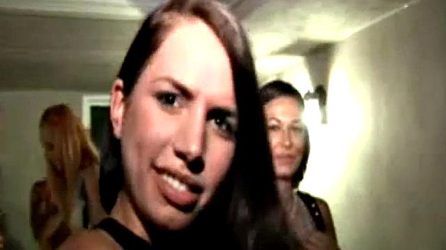 Petite lesbo coed sluts go down on each other