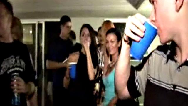 Petite lesbo coed sluts go down on each other