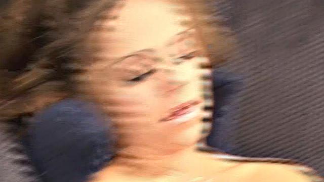 Riley Rain Blowjob closeup with Dildo