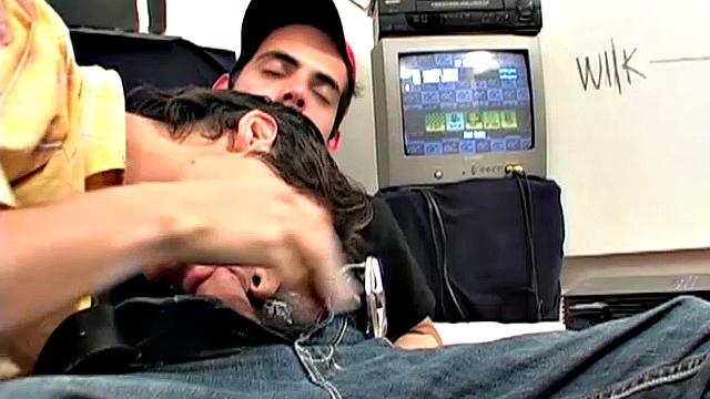 While playing video games young Latinos can't ignore their lust for each other and soon big uncut dick is getting sucked. The boys pause from the oral to strip naked and quickly move to a sexy 69.