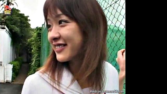 School girl with natural tits fucked by boyfriend