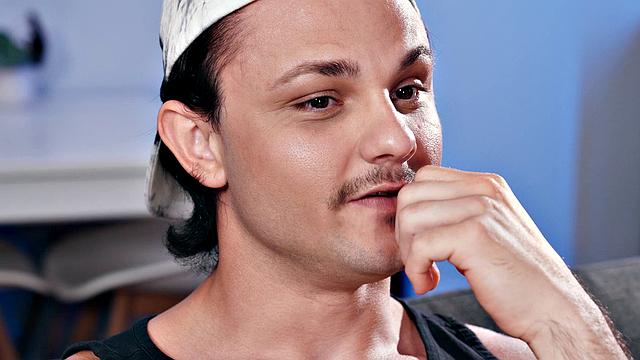 HETEROFLEXIBLE - Horny Jock Derek Kage Caught Babysitter Watching Soft Porn