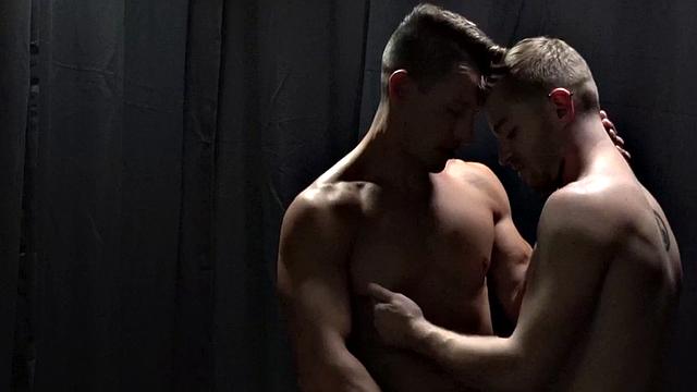 Barebacking rimjob twink fucks ass in jockstrap