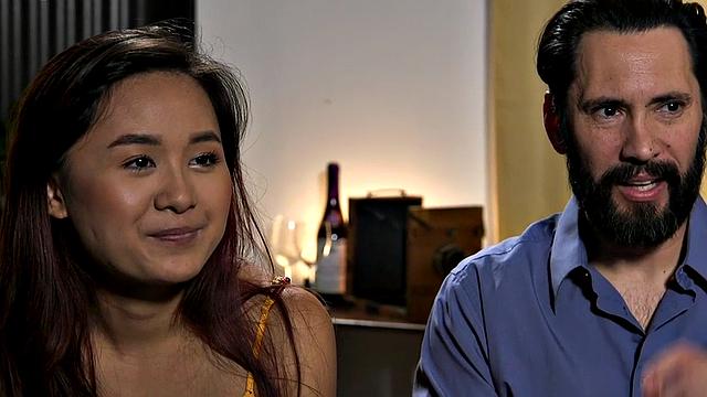 Submissive Asian rough fucked in throat and pussy