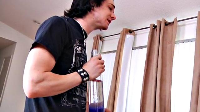 Strict dominas slap and peg guy in group during domination