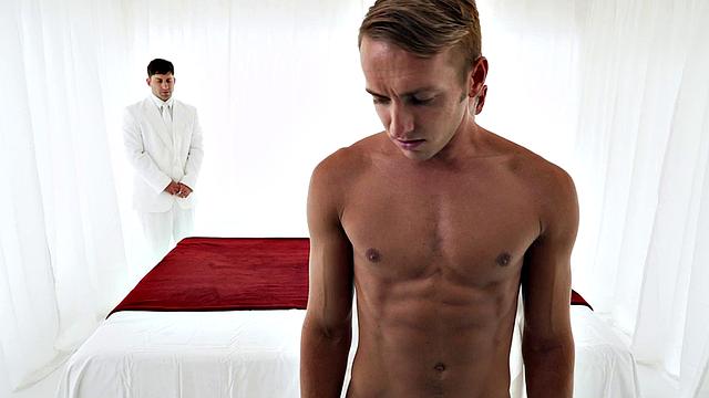 Masonic gaydaddies fuck stud in bareback 3way