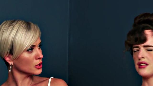 femdom British ladies wanking cock in the group action