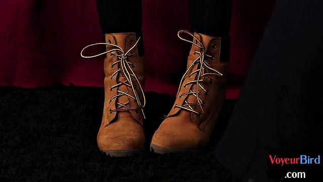 Pervy voyeur tempting lad