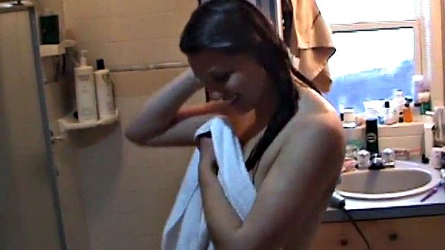 Masturbating teen is finger fucked hard in POV