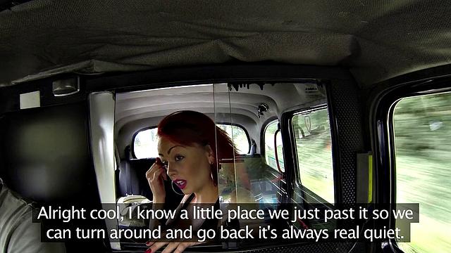 Punk Babe flaunts her tattoos & big tits in car and gets pounded from behind