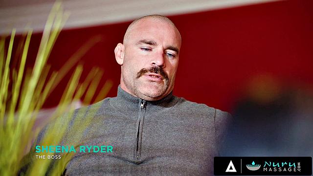 NURU MASSAGE - Steamy Threesome With Hot MILF Boss And Sexy Intern SPANISH SUBTITLES