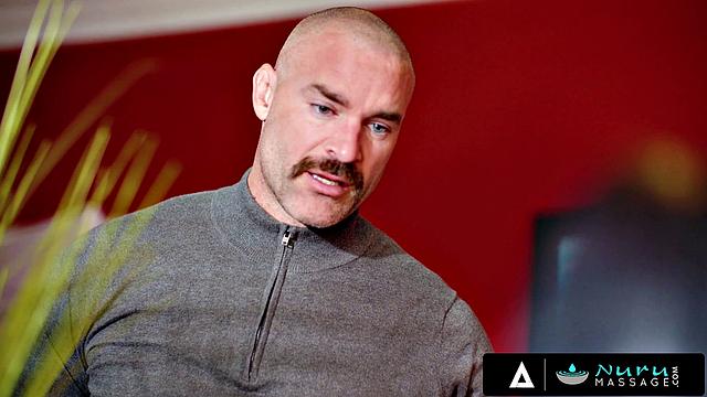 NURU MASSAGE - Steamy Threesome With Hot MILF Boss And Sexy Intern SPANISH SUBTITLES