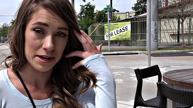 Watch this tattooed cutie spread her pussy and take a hard pounding from behind