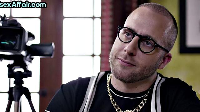 Bisex deepthroat MILF with big boobs rides in 3some