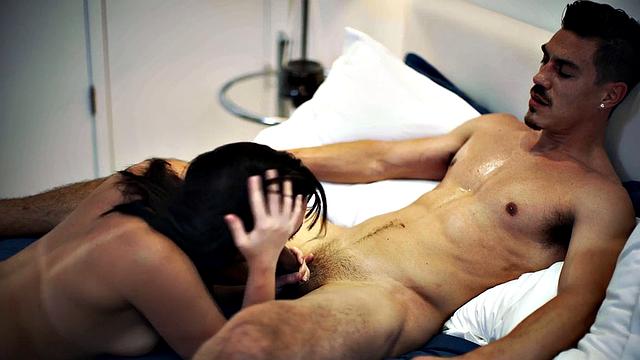 Stunning stepdaughter deepthroating