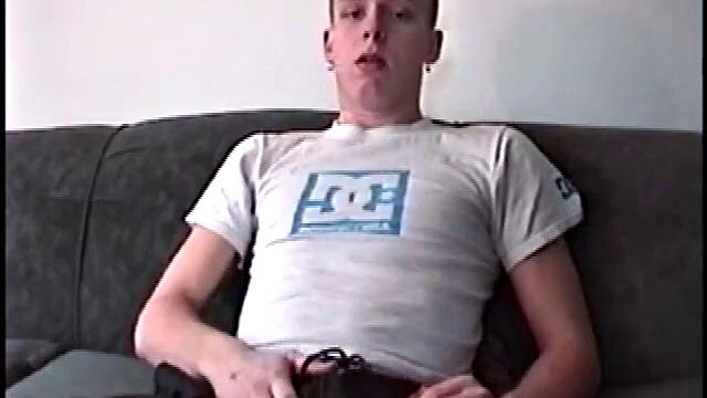 Roar looks hot in baggy pants and white t, but even better after he strips them off. He's a very smooth and horny boy who goes right to work stroking. As the fun intensifies and he pounds his stiff dick harder, Roar makes his balls bounce.