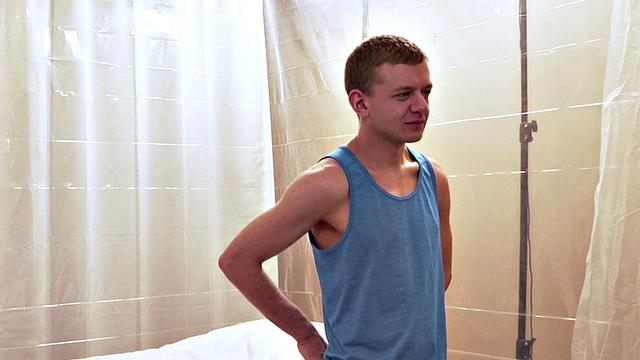 Hairy gaydaddy barebacked by twink after cocksucking