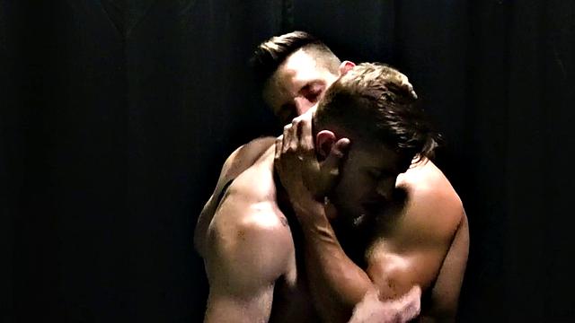 Rimming petite stud barebacks bottom in jockstrap in doggystyle