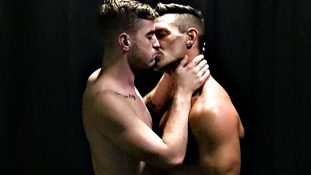 Rimming petite stud barebacks bottom in jockstrap in doggystyle