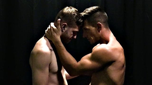 Rimming petite stud barebacks bottom in jockstrap in doggystyle