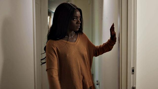 TS babe fucked and rimmed in threesome with Ebony babe