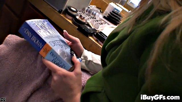 Hot blonde will get your dick wet in POV