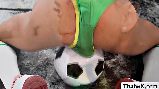 My football buddies fuck my ass after we lose