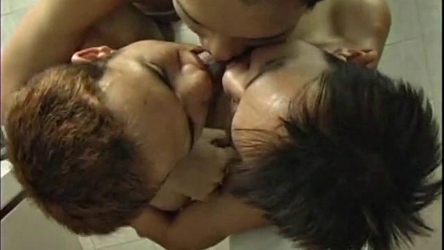 Lean and sexy Asian boy confidently seduces with his perfect body, slowly stripping for you. When fully naked and stiff, a gorgeous Thai boy enters.