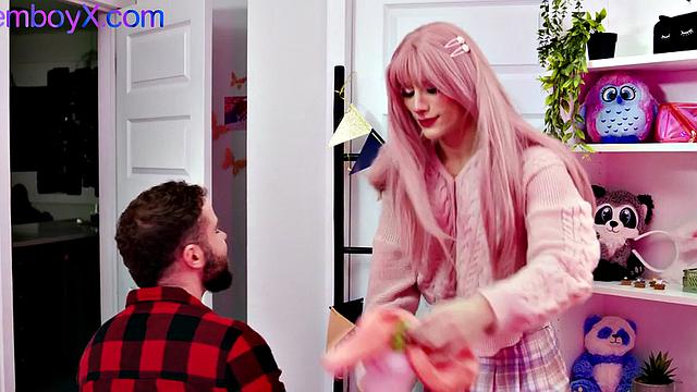 College femboy barebacked by stud with hairy chests