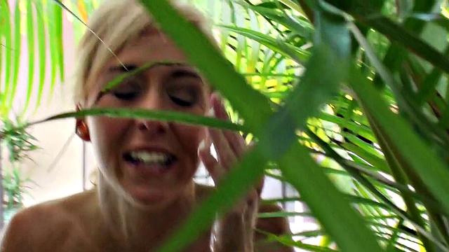 Spying on His Neighbor's Workout