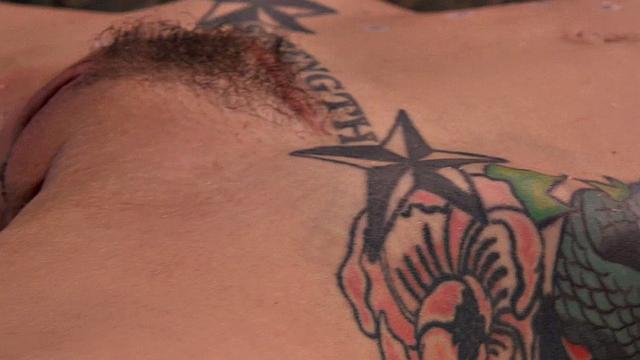 BDSM sub suffers in waxplay session after dildo throat