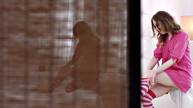 Horny Isabel Stern Goes for a Ride on a Stiff Cock