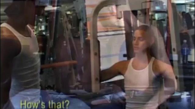 As Black Mamba coaches Nick Ryder in weight training, the Latin stud gets horny and lures Mamba with a kiss.