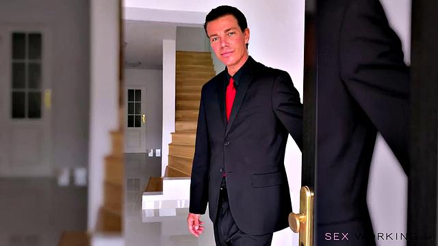 Sweet brunette has tight pussy