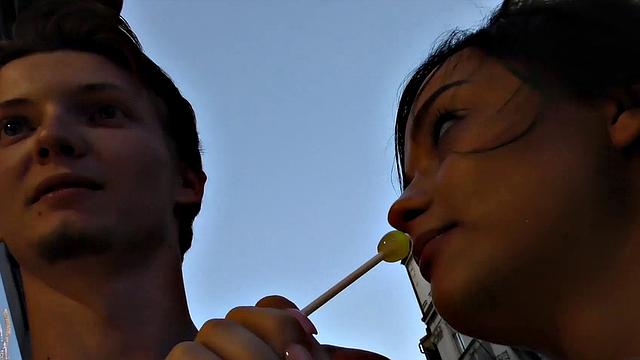 HUNT4K. Boy watches his slutty girl make money with pussy