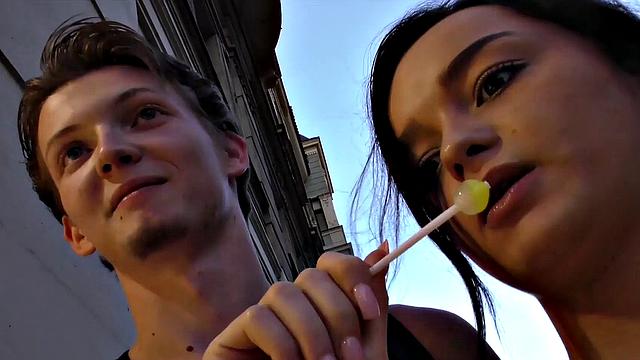 HUNT4K. Boy watches his slutty girl make money with pussy