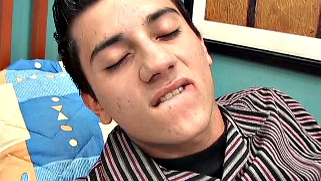 Tomas and Oscar are a couple of horny young Latinos. They use testing comdoms as an excuse to play and it isn't long before the slim and smooth boys are naked in bed and sucking each other's