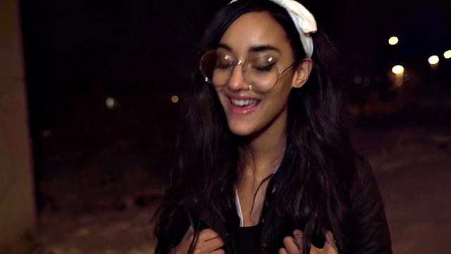 College babe picked up and pounded in doggystyle