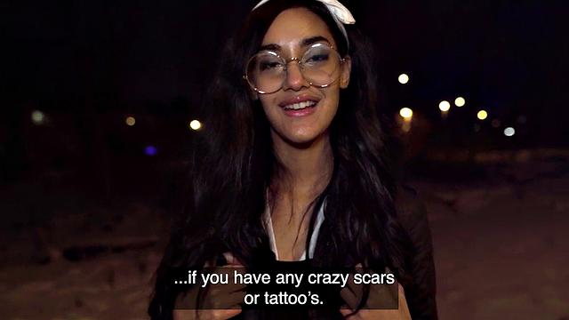 College babe picked up and pounded in doggystyle