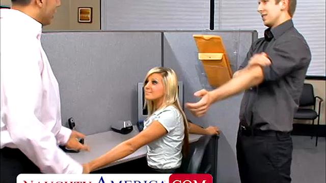 Lilly Kingston gets fucked by two cocks