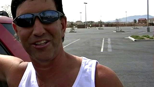 Cute BBW in the Parking