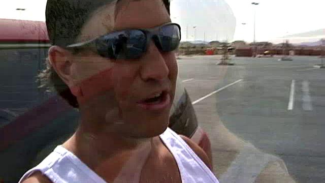 Cute BBW in the Parking