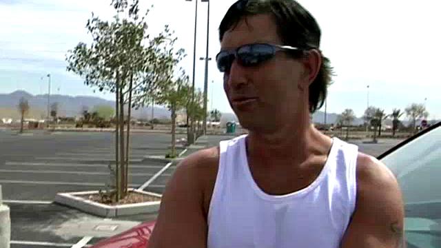 Cute BBW in the Parking