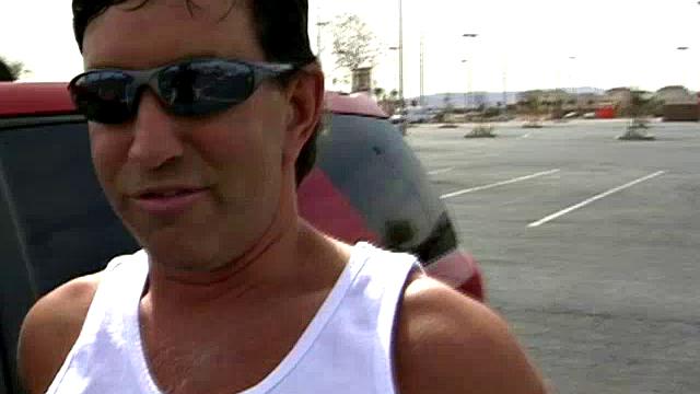 Cute BBW in the Parking