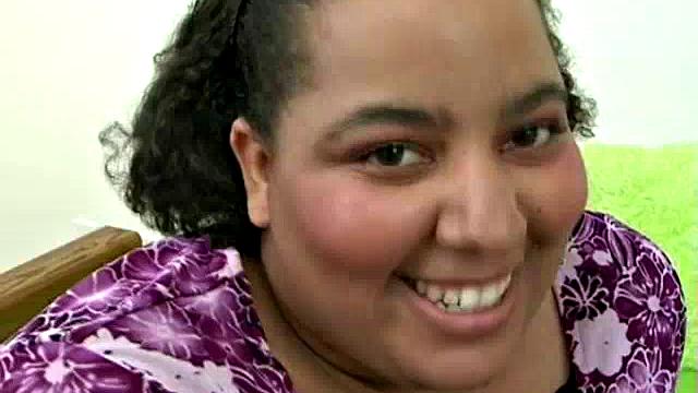 Cute BBW in the Parking